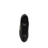 Philipp Plein Black Leather Low Top Sneakers