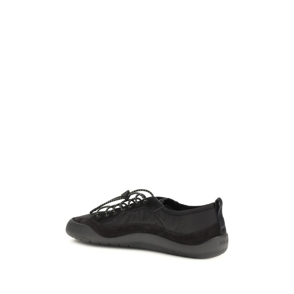 Prada Black Polyamide Athletic Sneakers