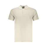Hugo Boss Beige Cotton Men Polo Shirt