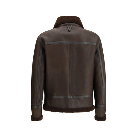 Valstar Brown Calf Leather Bos Taurus Coat