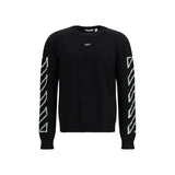 Off-White Black Cotton Sweatshirt