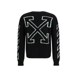 Off-White Black Cotton Sweatshirt