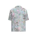 Off-White Multicolor Viscose Pattern Shirt