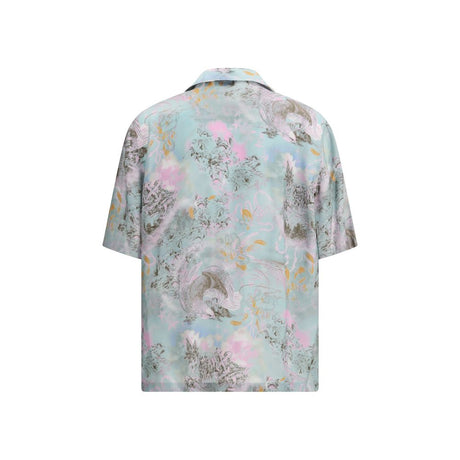 Off-White Multicolor Viscose Pattern Shirt