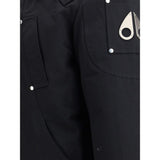 Moose Knuckles Black Cotton Clothing