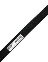 Dolce & Gabbana Men Black Classic Leather Metal Buckle Belt