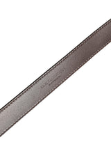 Dolce & Gabbana Men Gold Classic Leather Metal Buckle Belt