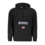 Norway 1963 Black Cotton Men's Hooded Sweatshirt