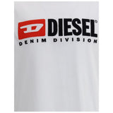 Diesel White Cotton T-Shirt