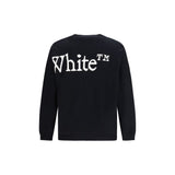 Off-White Black Cotton Sweatshirt