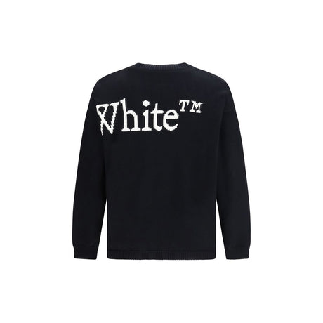 Off-White Black Cotton Sweatshirt