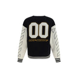 Off-White Black Cotton Cardigan