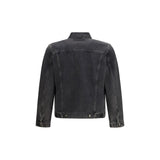 7FOR Gray Cotton Denim Jacket