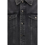 7FOR Gray Cotton Denim Jacket