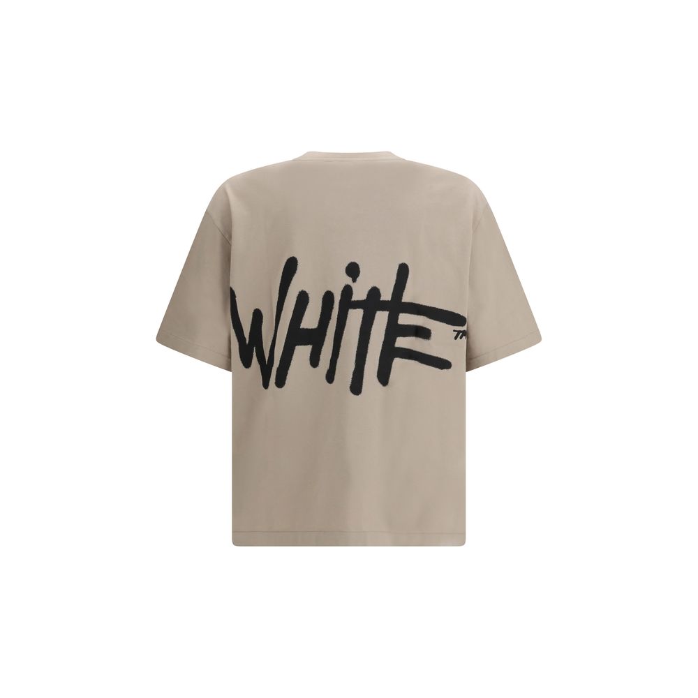 Off-White Beige Cotton Sportswear