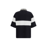 Amiri Black Cotton Polo Shirt