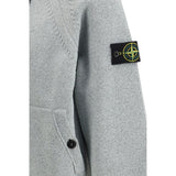 Stone Island Gray Polyester Sweatshirt