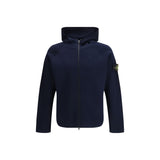 Stone Island Blue Cotton Sweatshirt