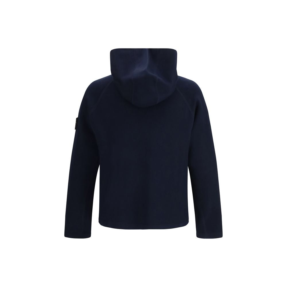 Stone Island Blue Cotton Sweatshirt
