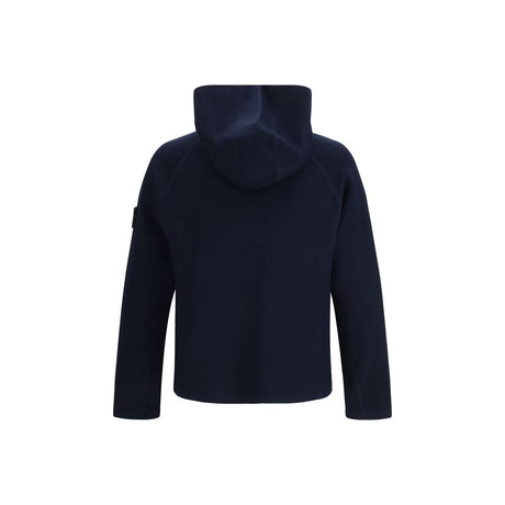 Stone Island Blue Cotton Sweatshirt