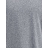 Brunello Cucinelli Gray Cotton T-Shirt