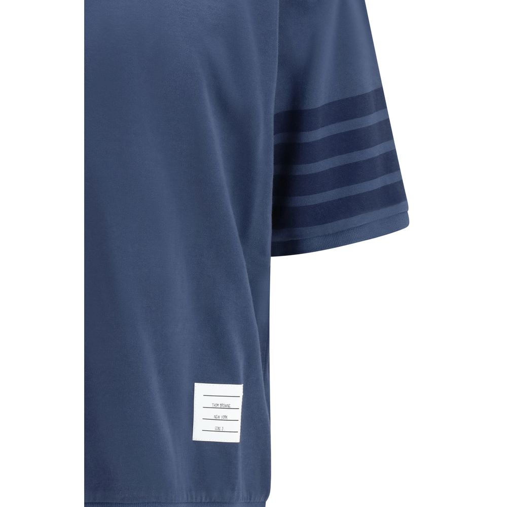 Thom Browne Blue Cotton Sportswear