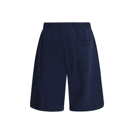 Kenzo Blue Cotton Bermuda Shorts