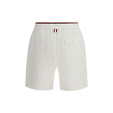 Thom Browne White Cotton Bermuda Shorts