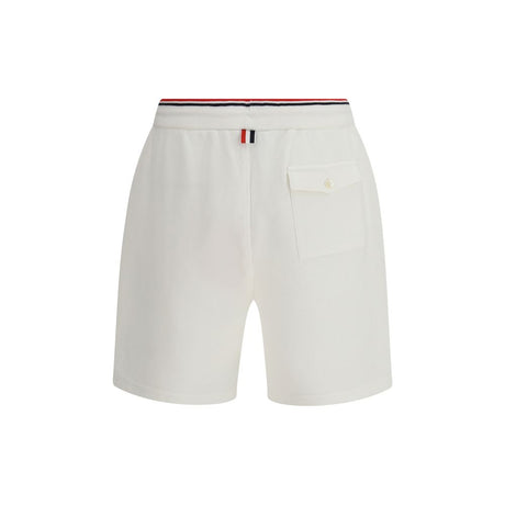 Thom Browne White Cotton Bermuda Shorts