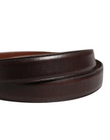 Dolce & Gabbana Men Brown Classic Leather Metal Buckle Belt