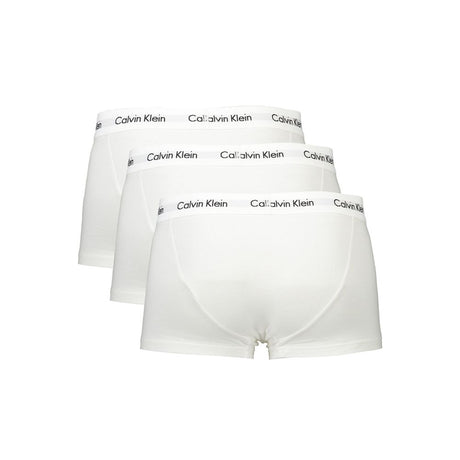 Calvin Klein White Cotton Men's Trunk