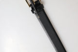 Dolce & Gabbana Men Black Classic Leather Metal Buckle Belt