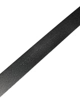 Dolce & Gabbana Men Black Classic Leather Logo Buckle Belt