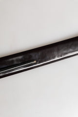 Dolce & Gabbana Men Black Calfskin Leather Metal Buckle Belt