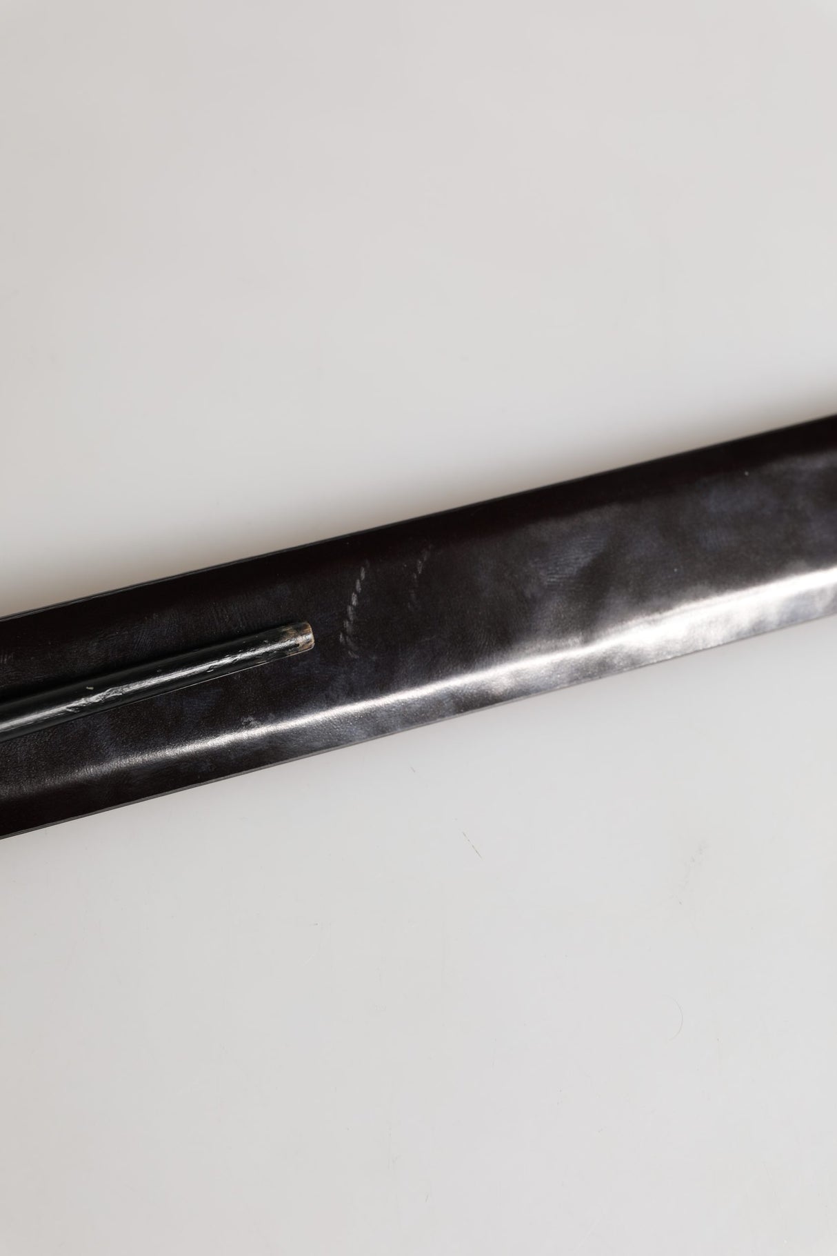 Dolce & Gabbana Men Black Calfskin Leather Metal Buckle Belt