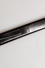 Dolce & Gabbana Men Black Calfskin Leather Metal Buckle Belt