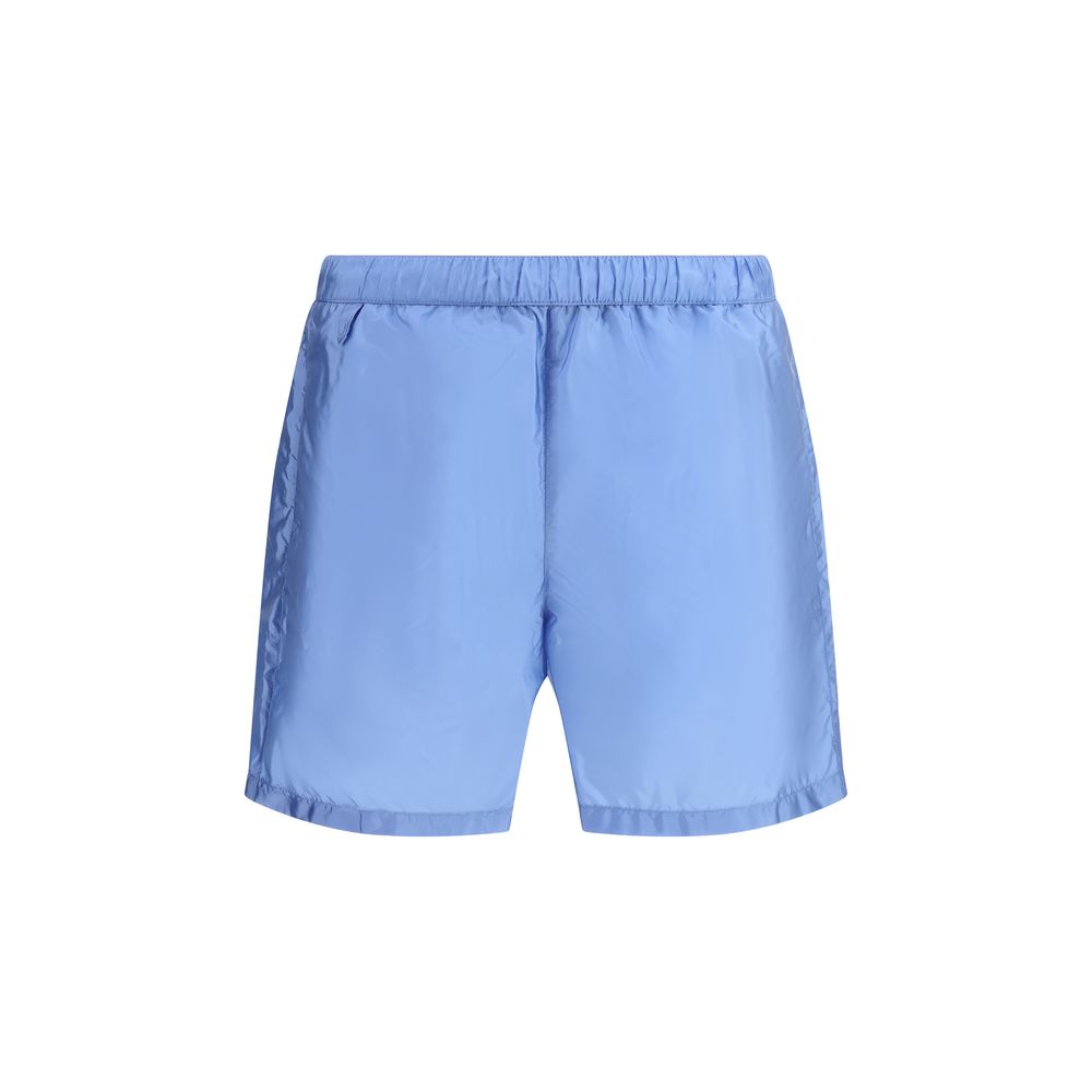 Prada Blue Recycled Polyamide Swim Shorts