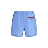 Prada Blue Recycled Polyamide Swim Shorts