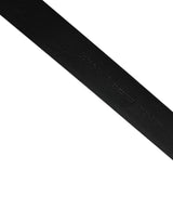 Dolce & Gabbana Men Black Classic Leather Metal Buckle Belt