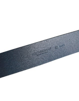 Dolce & Gabbana Men Blue Classic Leather Metal Buckle Belt