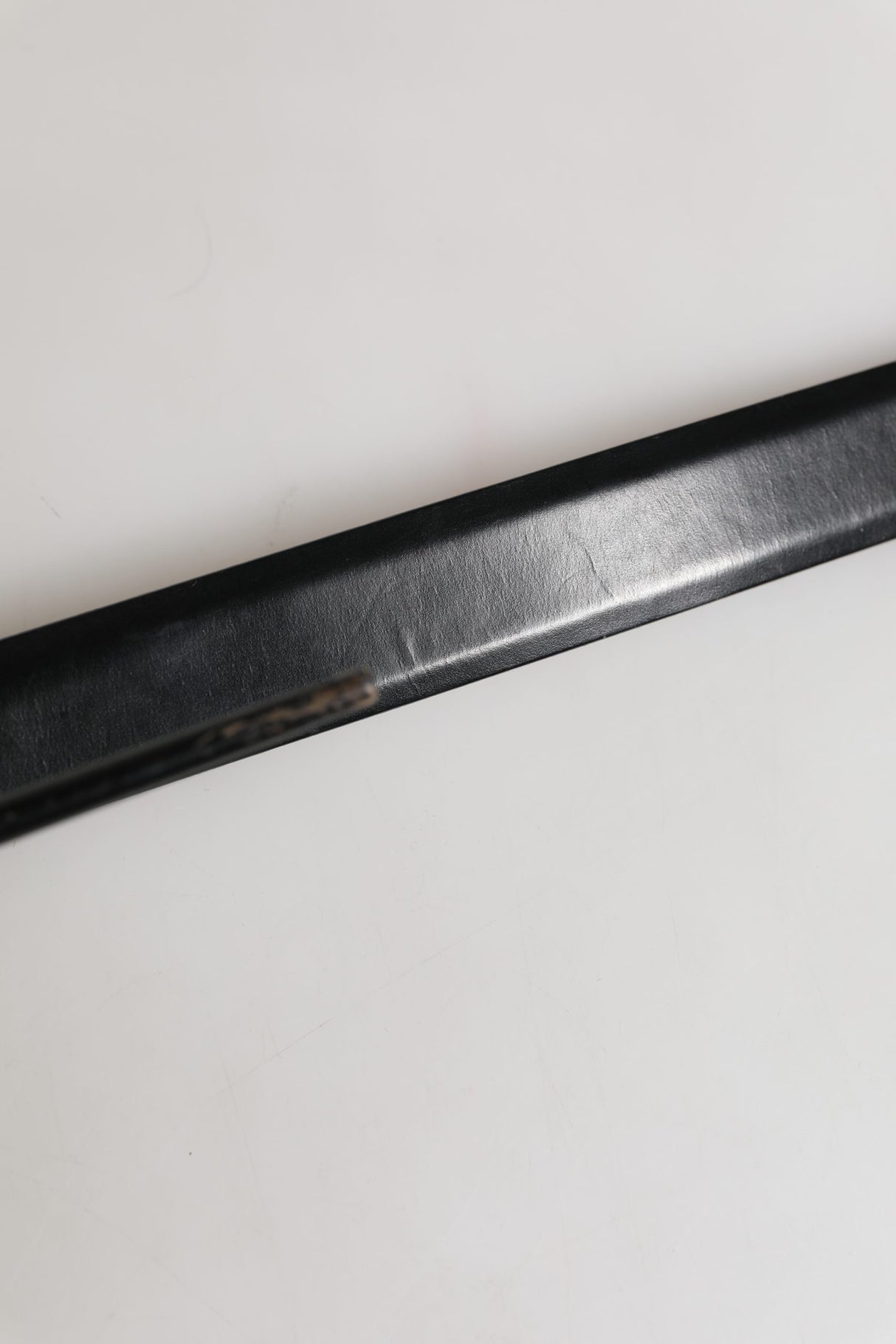 Dolce & Gabbana Men Black Leather Classic Metal Buckle Belt