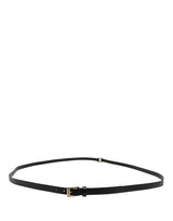 Dolce & Gabbana Belt Men Black Leather Classic Metal Buckle