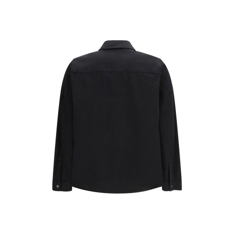 Stone Island Black Cotton Coat