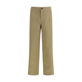 Burberry Beige Cotton Casual Pants