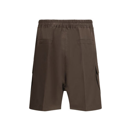 Rick Owens Brown Cotton Bermuda Shorts