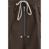 Rick Owens Brown Cotton Bermuda Shorts