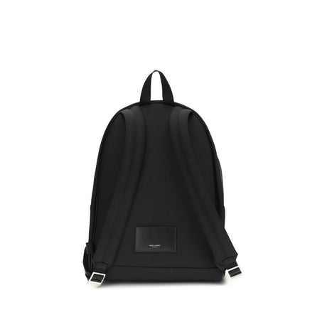 Saint Laurent Black Fabric Backpack
