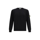 Stone Island Black Cotton Sweatshirt