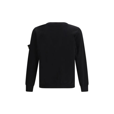 Stone Island Black Cotton Sweatshirt