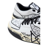 Dolce & Gabbana White Leather Low Top Sneakers